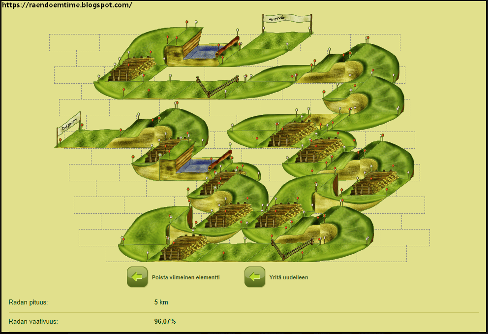 Esimerkkikuva maastokisasta